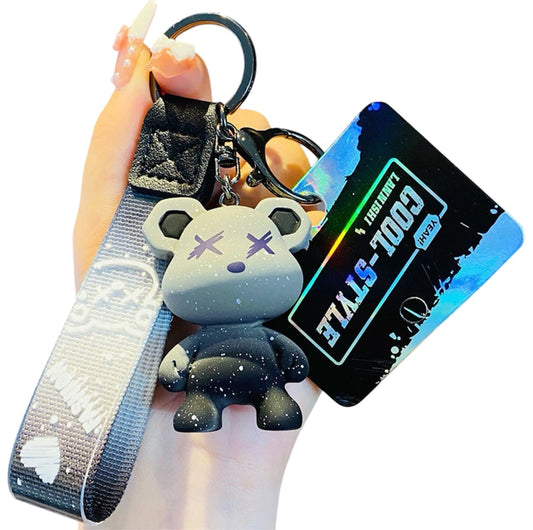 GRAFFITI BEAR KEYCHAIN