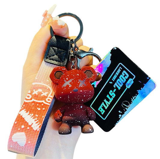 GRAFFITI BEAR KEYCHAIN