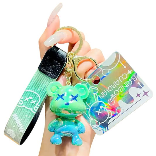 GRADIENT BEAR KEYCHAIN
